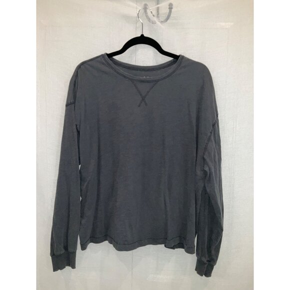 Universal Thread Long-sleeve crop t-shirt Grey size XL - Picture 1 of 4